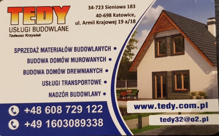 SZUKAM ZLECEŃ NA BUDOWY DOMÓW OD PODSTAW, DACHY CAŁE NIEMCY