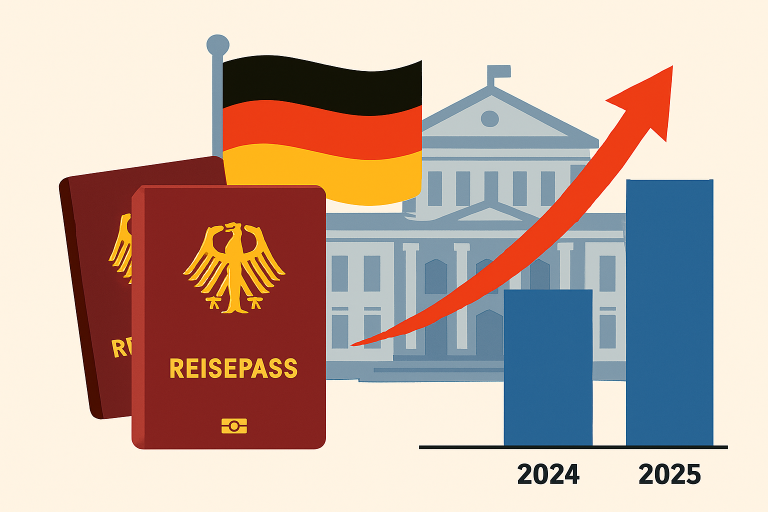Niemcy: Lipsk notuje gwałtowny wzrost liczby naturalizacji w 2025 roku. Skok o ponad 20 procent!