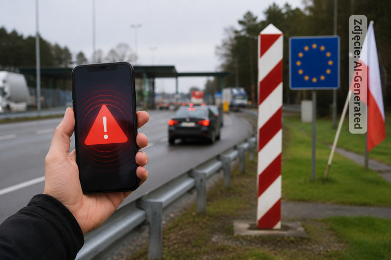 Przekraczasz granicę z Polską? Twój telefon może nagle wyświetlić ważny alert! Oto dlaczego
