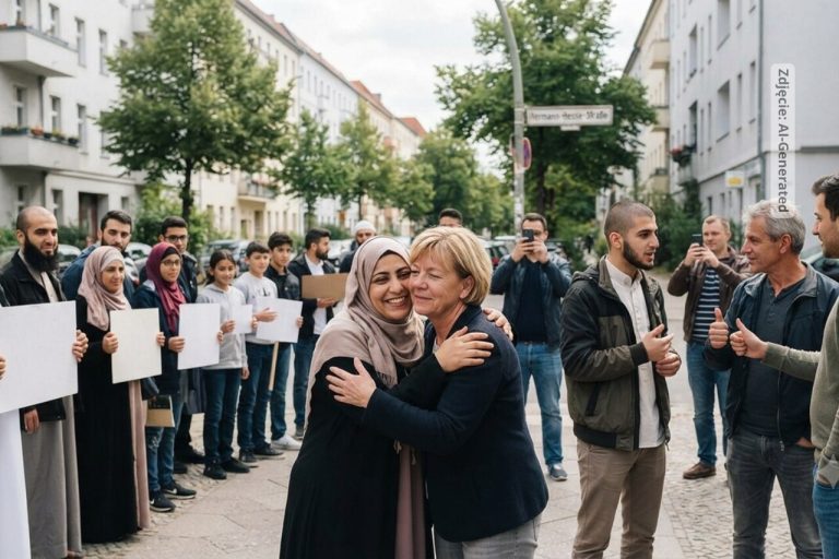 Po zamachu w Berlinie muzułmanie zorganizowali demonstrację. Apelowali o pokój