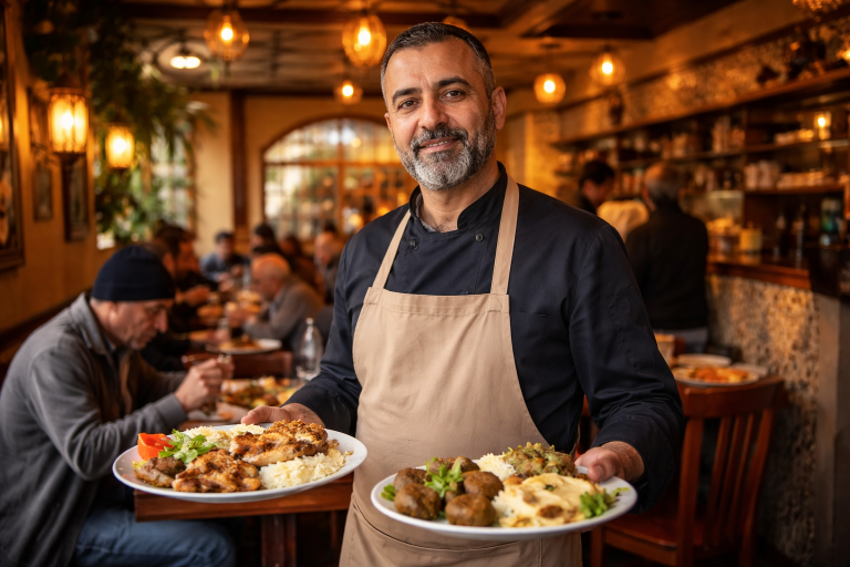 Od uchodźcy do właściciela restauracji w Niemczech. Dziś codziennie karmi bezdomnych za darmo