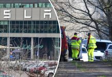 Alarm bombowy w fabryce Tesli pod Berlinem ! Część stolicy Niemiec pozbawiona prądu