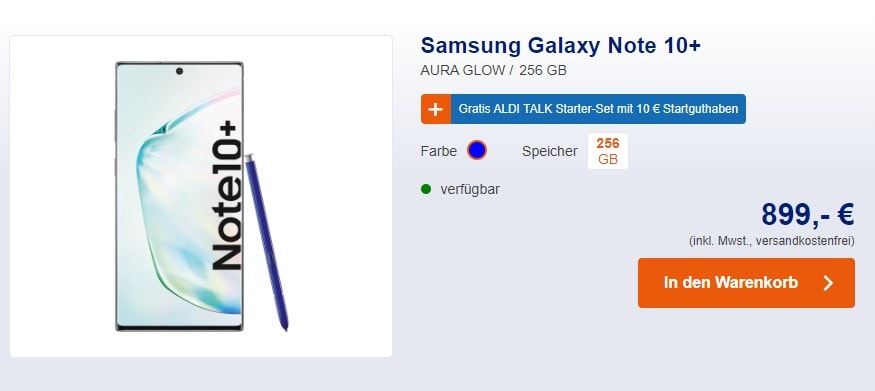 Galaxy S10 Note Plus