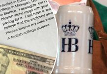 Amerykanin ukradł kufel z monachijskiego Hofbräuhaus. Po ponad 50 latach zwrócił za niego pieniądze!