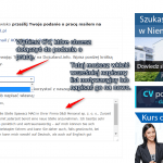 Aplikowanie z CV krok 2