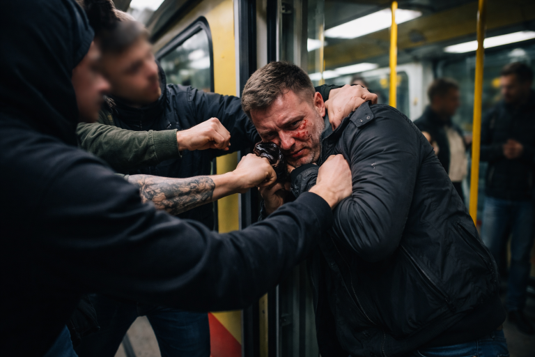 Chciał pomóc kobietom w S-Bahn, został brutalnie pobity. Niemiecka policja szuka świadków