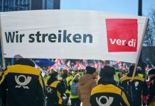 Strajk ostrzegawczy pracowników sektora publicznego: ponad 2 tys. osób demonstrowało w Berlinie domagając się wzrostu wynagrodzeń