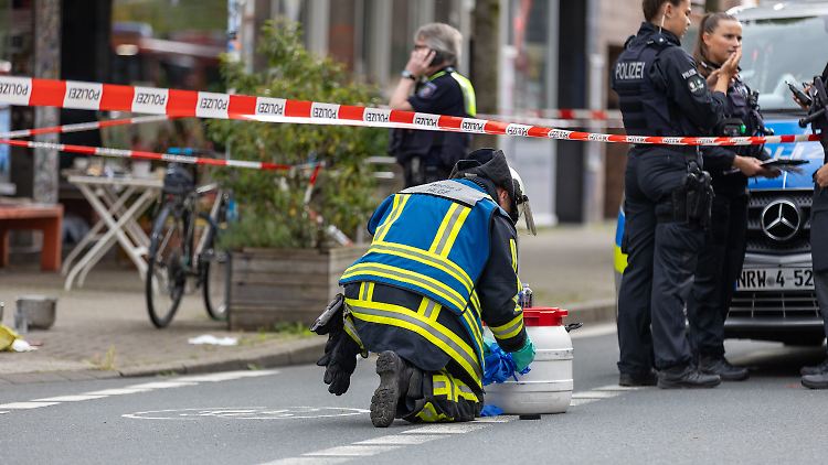 Kilka osób zostało rannych w wyniku oblania kwasem w Bochum