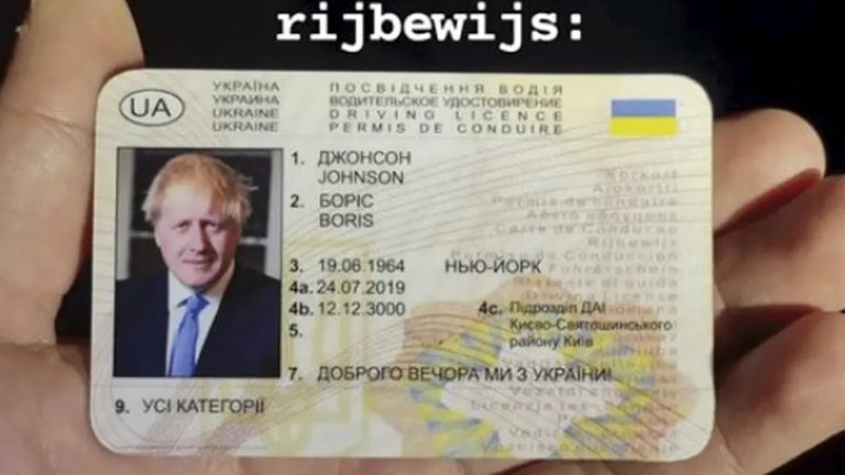 Holenderska policja zatrzymała „Borisa Johnsona” z Ukrainy