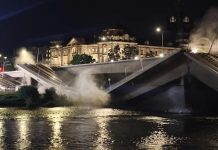 Zawaliła się kolejna część Carolabrücke!