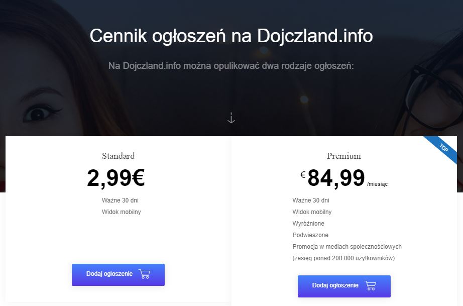 Cennik ogłoszeń z pracą na Dojczland.info-min