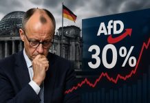 Katastrofalny bilans niemieckiego kanclerza: Merz winduje AfD powyżej 30 procent