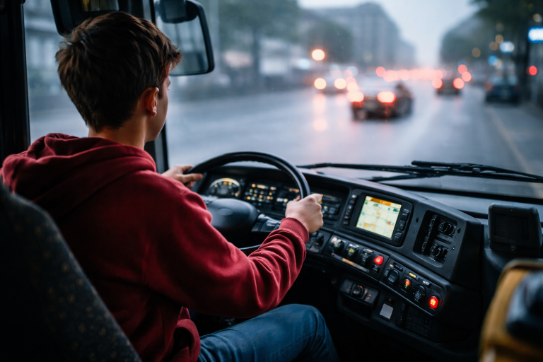 Niemcy: 15-latek ukradł autobus i jechał ponad 100 km, by zawieźć dziewczynę do szkoły