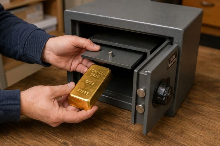 Niemcy: Mężczyzna znalazł sztabkę złota w sejfie za 15 euro!