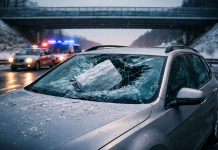 Niemcy: Lodowa pułapka na autostradzie! Kobieta cudem uniknęła śmierci