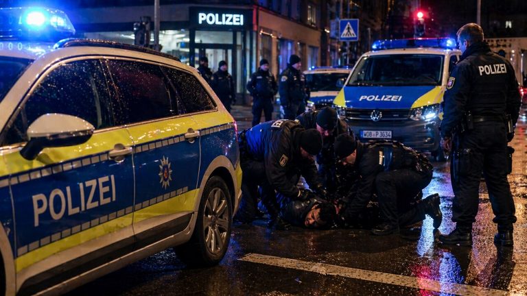 Atak młotkiem na policjantów w Wolfsburgu. Czterech funkcjonariuszy rannych, sprawca na wolności