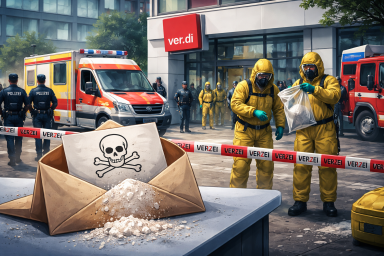 Szok w Niemczech: mężczyzna grozi pracownikom Verdi wąglikiem!