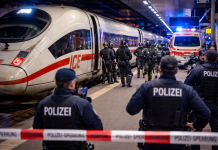 Zamaskowany mężczyzna z nożem w pociągu ICE. Wielka operacja policyjna w Niemczech!