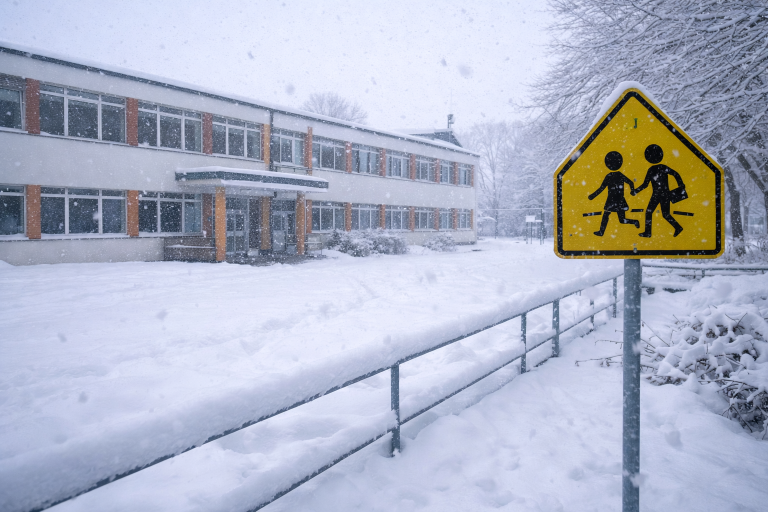 W Niedersachsen z powodu złej pogody odwołano zajęcia szkolne