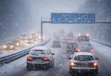 Chaos śnieżny w Hesji: korki, odwołania pociągów, wstrzymane loty na lotnisku we Frankfurcie