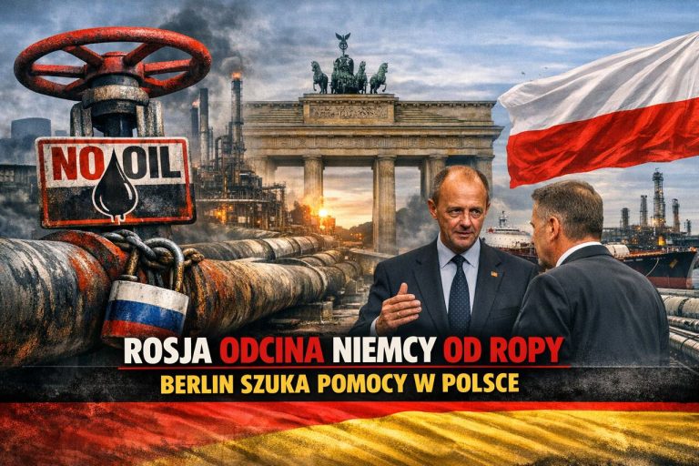 Rosja zakręca kurek z ropą dla Niemiec. Berlin szuka ratunku w Polsce