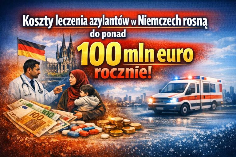 Koszty leczenia azylantów w Niemczech rosną do ponad 100 mln euro rocznie!