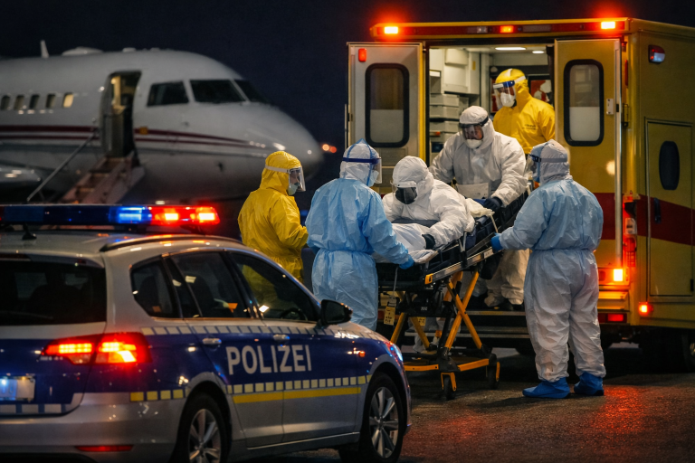 Śmiertelny wirus w sercu Europy. Samolot z pacjentem chorym na Ebolę wylądował w Berlinie!