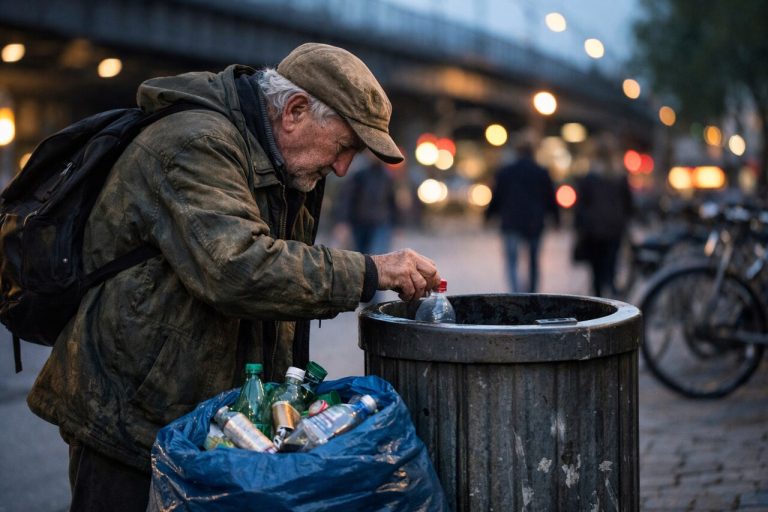 Emerytowi z Hamburga obcięto podstawowe świadczenie socjalne, ponieważ zebrał butelki zwrotne o wartości 58,25 euro