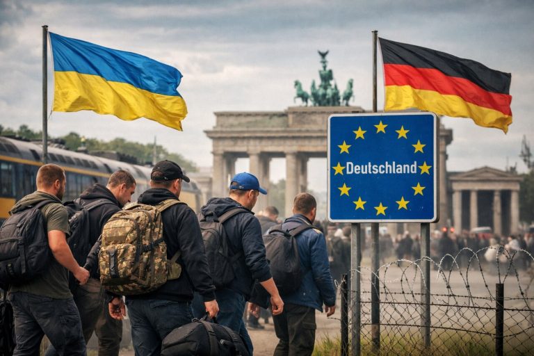 Rekordowa liczba Ukraińców w Niemczech: Mężczyźni w wieku poborowym i migracja wtórna z Polski