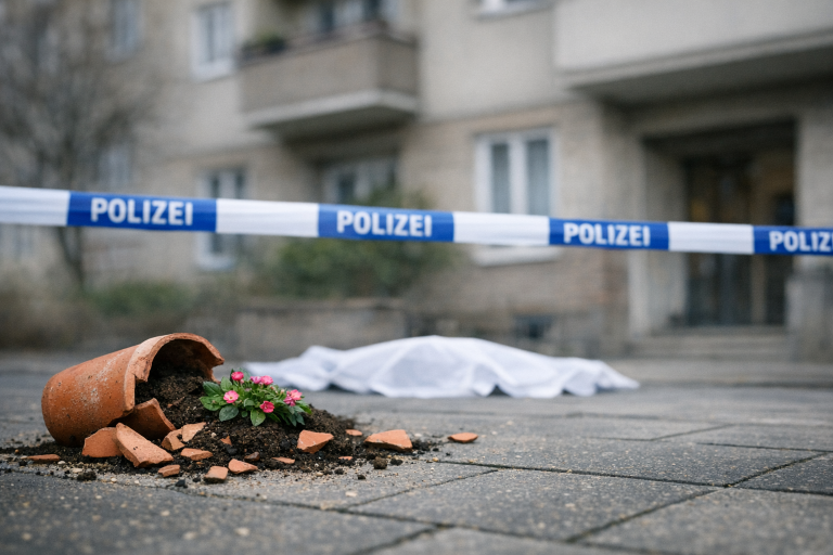Tragedia w Niemczech: spadająca donica zabiła przechodnia