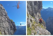 Bawaria: Doświadczony wspinacz spadł ponad 150 metrów ze wschodniej ściany Watzmanna i poniósł śmierć na miejscu