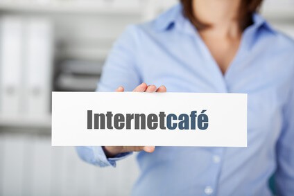 W niemieckiej kafejce internetowej