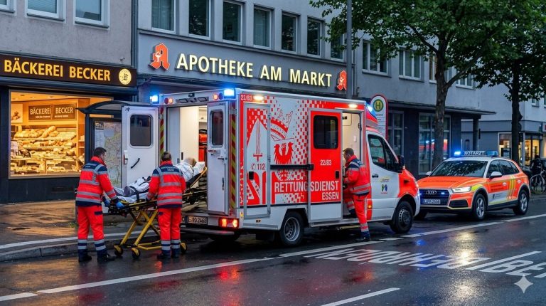 Atak nożownika w centrum niemieckiego miasta. Dwóch rannych, jeden walczy o życie