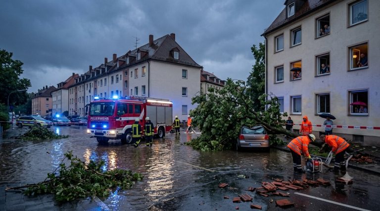 Potężna nawałnica w Niemczech! 3000 telefonów alarmowych w zaledwie 5 godzin. Południe kraju zalane