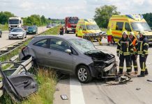 Tragiczny wypadek na autostradzie A14 w Niemczech. 84-latka doprowadziła do serii zderzeń, jest ofiara śmiertelna