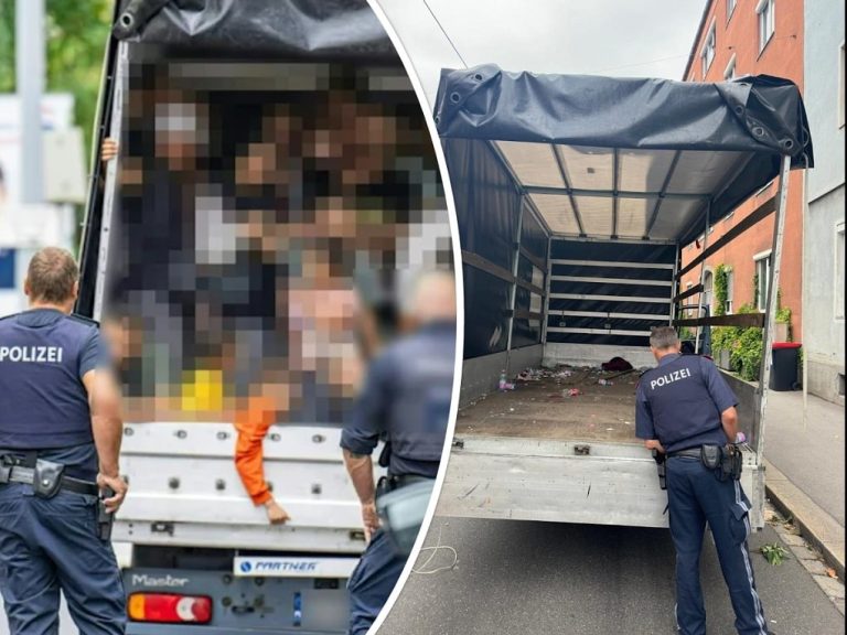 Przemytnicy ludzi chcieli wywieźć do Niemiec 53 osoby upchnięte w małej ciężarówce