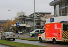 Uzbrojony mężczyzna z granatem postrzelony przez policję w Bielefeld