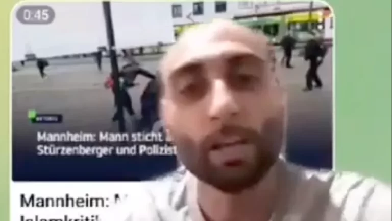 Islamista z Niemiec pochwala na TikToku atak terrorysty w Mannheim!