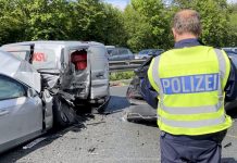 Karambol na A2 w pobliżu Gütersloh. Zderzyło się 16 samochodów!