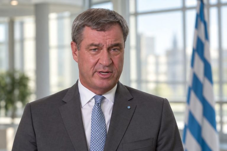 Markus Söder – ilustracja AI przedstawiająca premiera Bawarii w zbliżeniu