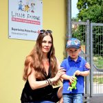 Matka z chłopcem z przedszkola w Fürth