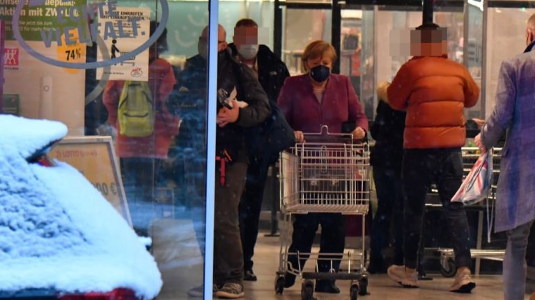 Merkel okradziona podczas zakupów w supermarkecie