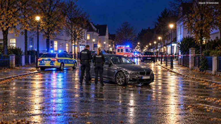 Niemcy: Auto celowo wjechało w grupę ludzi! Policja oddała strzały, ale sprawcom udało się uciec