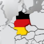 Niemcy na mapie Europy