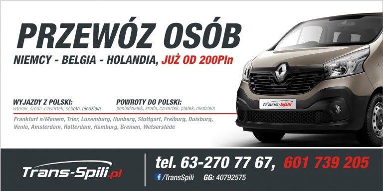 Przewóz osób, Niemcy, Belgia i Holandia