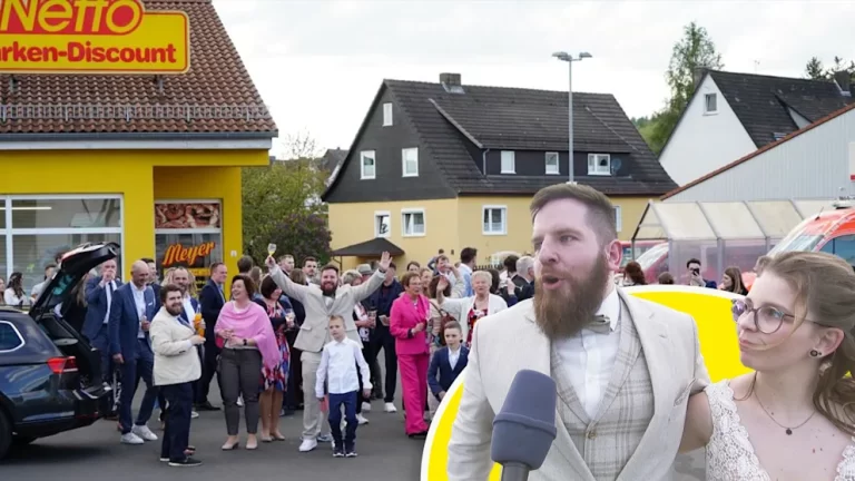 Niemcy: Para młoda świętowała swój ślub na parkingu supermarketu Netto!