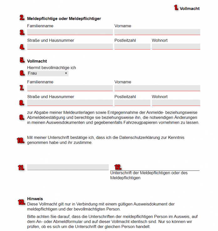 Meldunek w Niemczech niezbędne informacje i formularze!
