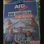 Plakat wyborczy polityka AfD