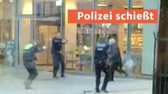 Strzały w Gummersbach: Nożownik, przechodzień i policjant ranni