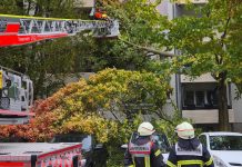 Niemcy zmagają się z potężnym orkanem „Joshua”. Powalone drzewa, zalane promenady i zakłócenia w ruchu kolejowym